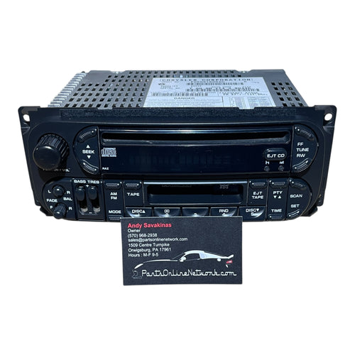 2002 - 2007 Chrysler, Dodge, Jeep, Ram Radio / CD / Cassette Player (RBP)