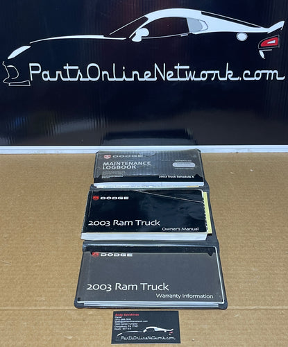 2003 Dodge Ram Owner's Manual