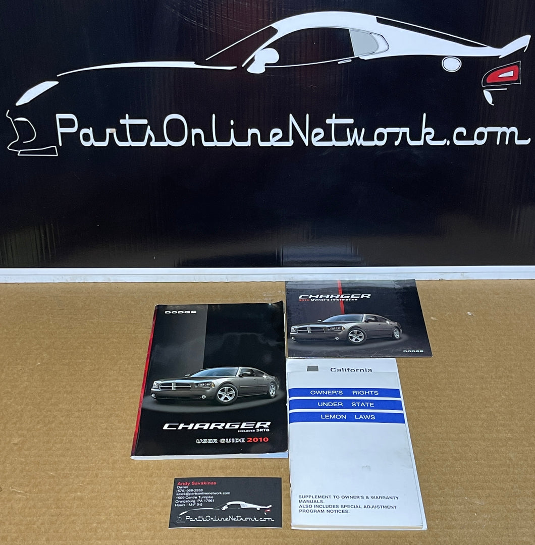 2010 Dodge Charger Owner's Manual Package