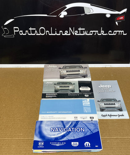 2005 Jeep Grand Cherokee Owner's Manual Package