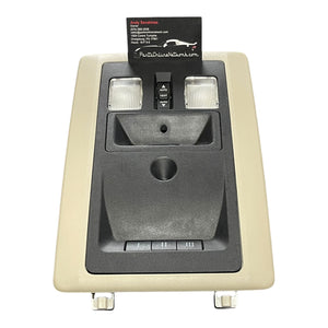 2009-2012 Dodge Ram overhead console with sunroof switch and power sliding window switch 56046064AC