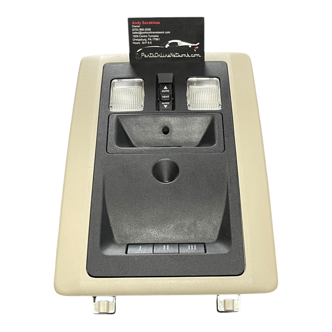2009-2012 Dodge Ram overhead console with sunroof switch and power sliding window switch 56046064AC