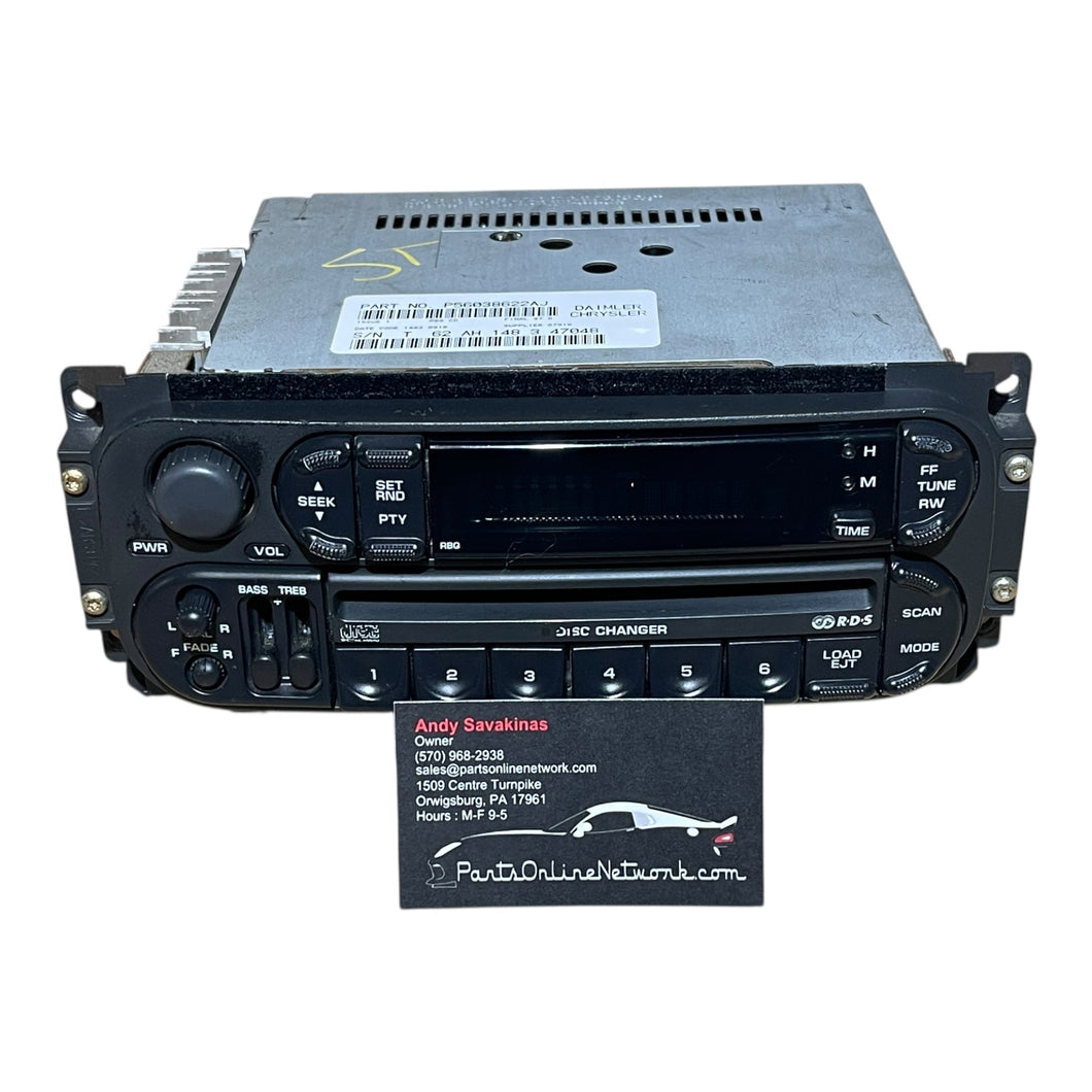 2002 - 2008 Chrysler Dodge Jeep Ram 6 Disc Radio