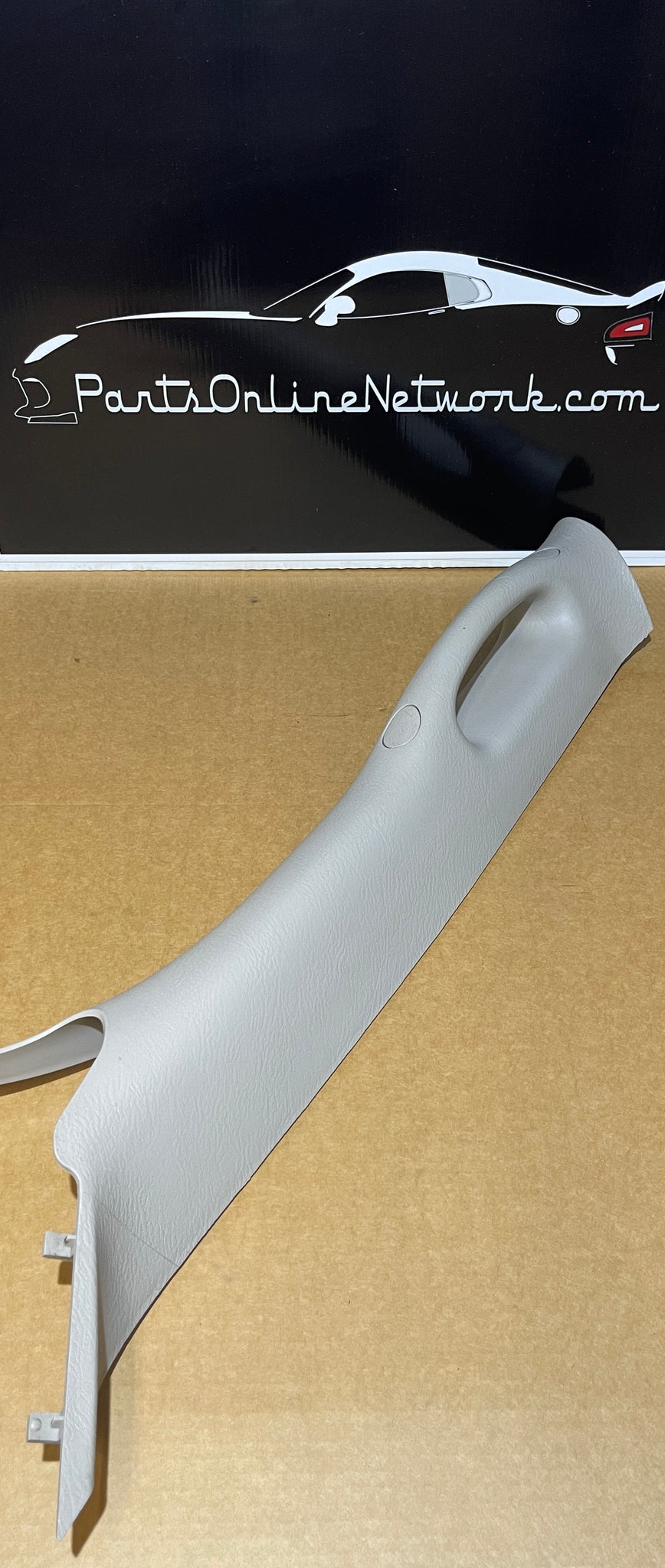 OEM Dodge RAM A-Pillar Trim Molding – Left Driver Side, Gray, W/ Grab Light, 2002-2010