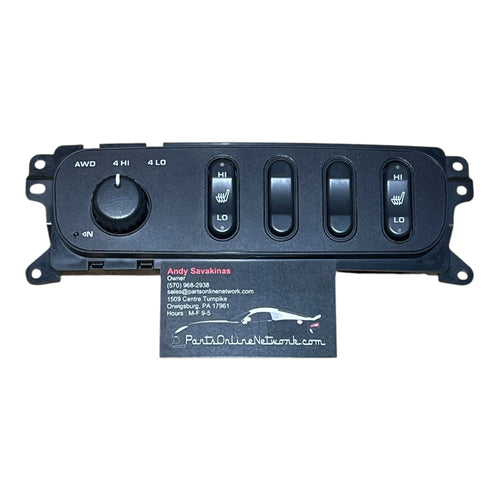 2002-2005 Dodge Ram 4WD AWD Heated Seat Switch Bezel
