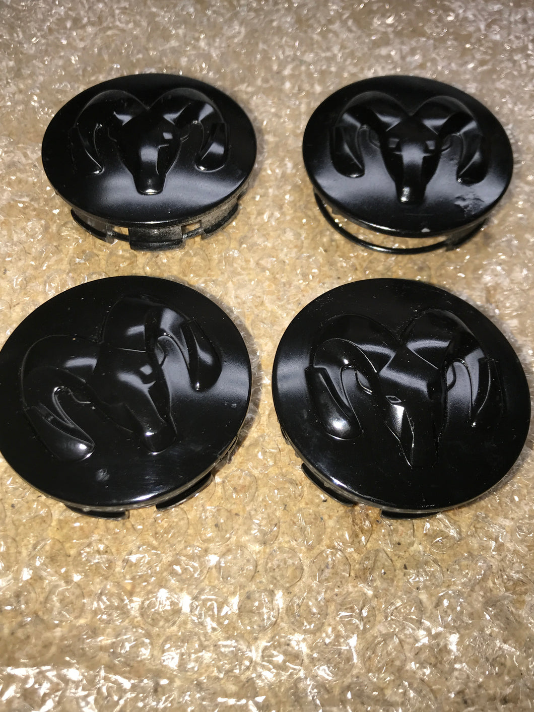 3rd Gen Ram OEM Center Caps Painted Black(complete set)