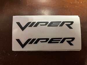 Viper and Viper SRT10 Brake Caliper Decal (Set of 2)