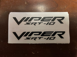 Viper and Viper SRT10 Brake Caliper Decal (Set of 2)