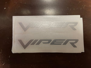 Viper and Viper SRT10 Brake Caliper Decal (Set of 2)