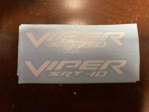 Viper and Viper SRT10 Brake Caliper Decal (Set of 2)