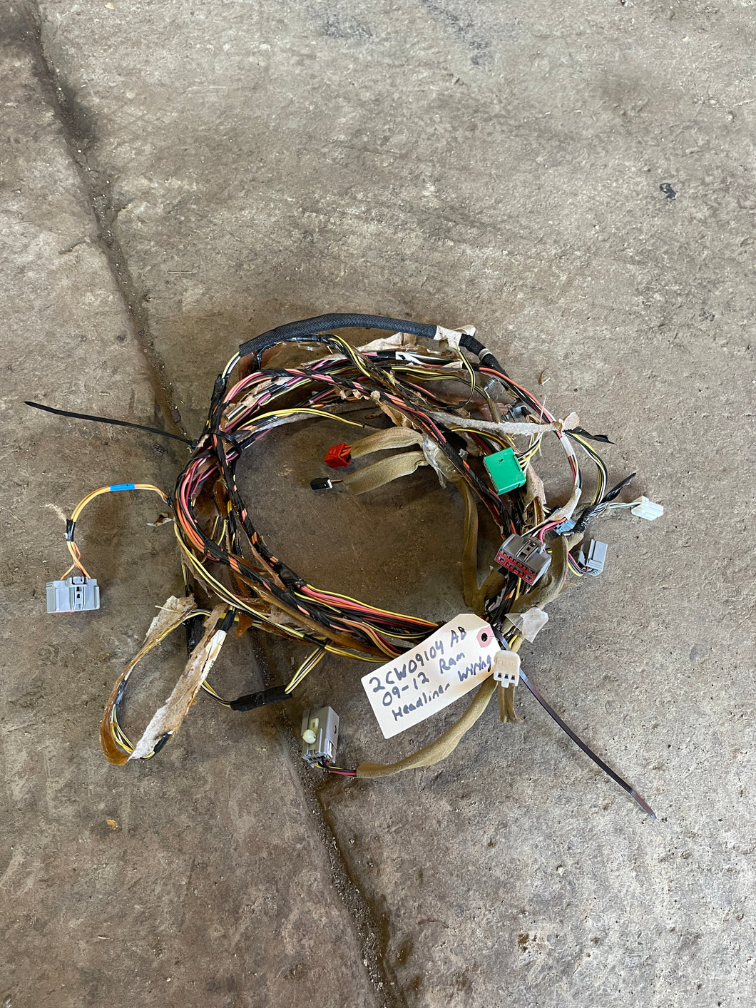 2009-2012 Dodge Ram Headliner Wiring Harness