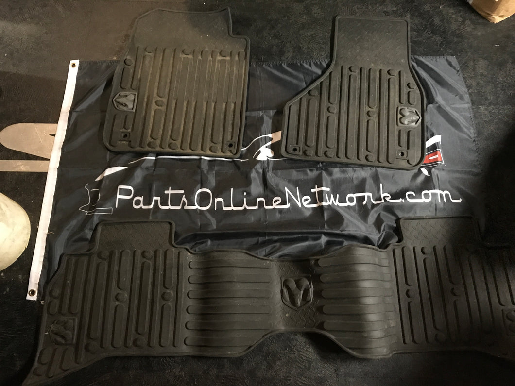 2009-2019 4th Gen Ram Quad Cab Slush Mats