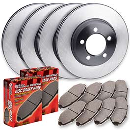 2004-2006 Dodge Ram SRT10 Brake Pads and Rotors