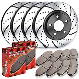 2004-2006 Dodge Ram SRT10 Brake Pads and Rotors