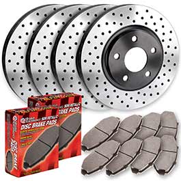 2004-2006 Dodge Ram SRT10 Brake Pads and Rotors